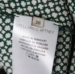 مملوكة مسبقًا Stella McCartney Multicolor Printed Crepe Short Sleeve Dress S