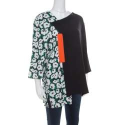 Stella McCartney Multicolor Poppy Printed Long Sleeve Jessie Top M