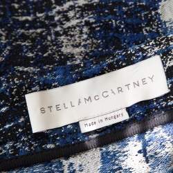 Stella McCartney Blue Jacquard Becca Mini Skirt M