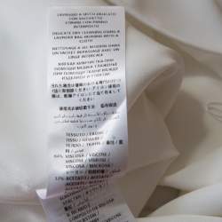 Pre Owned تنورة مستقيمة ستيلا مكارتني أول إيز لوف بيضاء مطرزة M