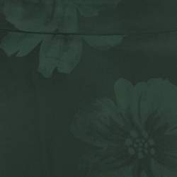 مملوكة مسبقًا تنورة ستيلا مكارتني سيسيليا غير متماثلة بنقوش جاكارد مانغوليا خضراء M