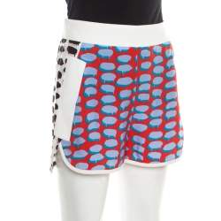 Stella McCartney Multicolor Speech Balloon Printed Shorts S