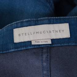 مملوكة مسبقًا Stella McCartney Indigo Denim Zip Front Sleeveless Dress M