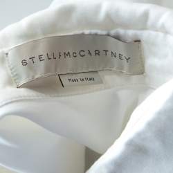 Stella McCartney White Eyelet Embroidered Oversized Box Shirt L