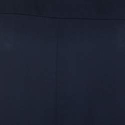 Pre Owned توب ستيلا مكارتني ليونور كريب أزرق كحلي بيبليوم S 