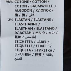 Pre Owned Stella McCartney Grey Denim Star Embroidered Slim Fit Jeans S