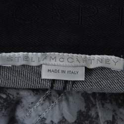 Pre Owned Stella McCartney Grey Denim Star Embroidered Slim Fit Jeans S