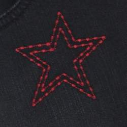 Pre Owned Stella McCartney Grey Denim Star Embroidered Slim Fit Jeans S