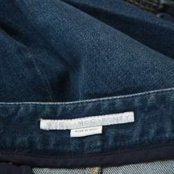 Pre Owned بنطلون جينز ستيلا مكارتني ابريل مزين مكشكش دنيم أزرق M