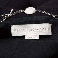 Pre Owned Stella McCartney Navy Blue Wool Double Breasted Vest S