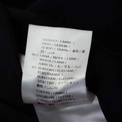 Pre Owned Stella McCartney Navy Blue Wool Double Breasted Vest S