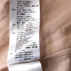 مملوكة مسبقًا Stella McCartney Blush Pink Silk Ingrid Blazer XS