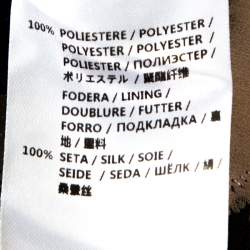 Pre Owned Stella McCartney Black Crepe Lace Trim Maxi Dress S