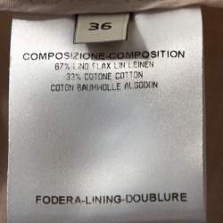 مملوكة مسبقًا Stella McCartney Pale Pink Linen Tailored Blazer XS