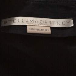 Pre Owned Stella McCartney Navy Blue Linen Blend Corset Top M