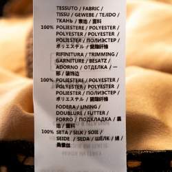 Pre Owned Stella McCartney Black Ribbon Lace Patterned Shift Dress S