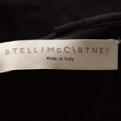 مملوكة مسبقًا Stella McCartney Black Silk Organza Overlay Strapless Dress M