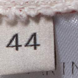 Pre Owned Stella McCartney Bicolor Wool Jersey Asymmetric Jumper M