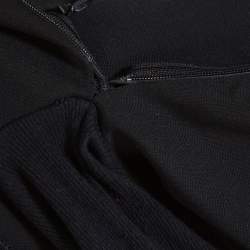 Pre Owned فستان ستيلا مكارتني تريكو أسود بطيات أمامية مقاس صغير (سمول)