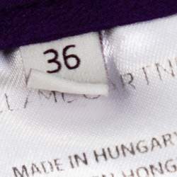 Pre Owned بلوزة ستيلا ماكرتني أستل حرير بنفسجية XS