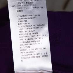 Pre Owned بلوزة ستيلا ماكرتني أستل حرير بنفسجية XS