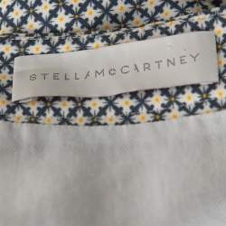 Pre Owned Stella McCartney Multicolor Knit Grid Patterned Mini Skirt M