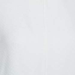 مملوكة مسبقًا بلوزة ستيلا مكارتني أكمام طويلة جاكارد مزخرف عاجي مقاس وسط (ميديوم)