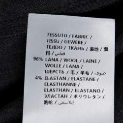 مملوكة مسبقًا توب ستيلا مكارتني "ميريلا" تنورة فوقية صوف مرن رصاصي مقاس صغير (سمول)