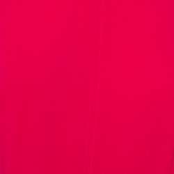 Pre Owned فستان ستيلا مكارتني متوسط الطول واسع كريب أحمر قرمزي مقاس كبير (لارج)