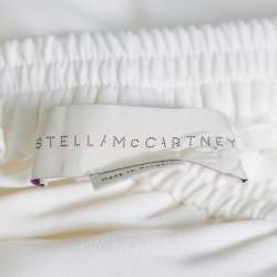 Pre Owned بنطلون ستيلا مكارتني "تامارا" مزين سحاب جيرسيه أبيض مقاس صغير (سمول)