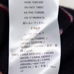 Pre Owned جمبر ستيلا مكارتني صوف مخطط أزرق كحلي مقاس صغير - سمول