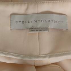 Pre Owned Stella McCartney Cream Wool Cargo Pants M