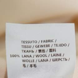 Pre Owned Stella McCartney Cream Wool Cargo Pants M