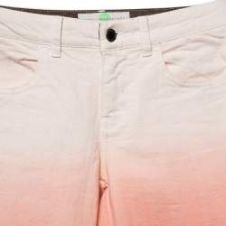 Stella McCartney Ombre Denim Zip Detail Jeans M