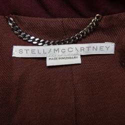 مملوكة مسبقًا Stella McCartney Burgundy Wool Iris Suit S