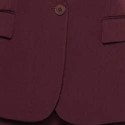 مملوكة مسبقًا Stella McCartney Burgundy Wool Iris Suit S