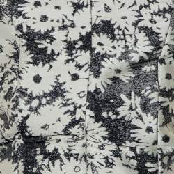 Pre Owned توب باستييه ستيلا مكارتني جاكار مونوكرومي مقاس متوسط - ميديوم