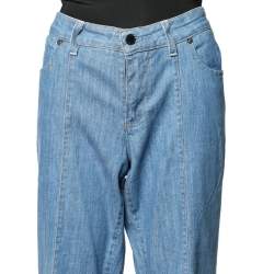 Pre Owned Stella McCartney Blue Denim Flared Leg Jeans L