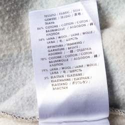 Pre Owned Stella McCartney Light Pink Unicorn Printed Cotton & Wool Sweatshirt L