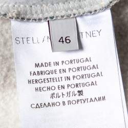 Pre Owned Stella McCartney Light Pink Unicorn Printed Cotton & Wool Sweatshirt L