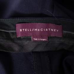 Stella McCartney Navy Blue Wool Blazer & Tapered Leg Pants S