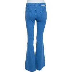  مملوكة مسبقًا Stella McCartney Blue Denim Flared Jeans M 