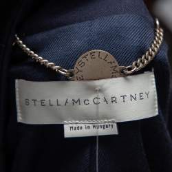 مملوكة مسبقًا Stella McCartney Navy Blue Wool Single Button Blazer S