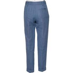 Pre Owned بنطلون رسمي ستيلا مكارتني قنب أزرق مقاس وسط (ميديوم)