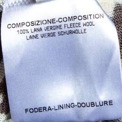 Pre Owned بنطلون رياضي ستيلا مكارتني صوف نقشة الفهد كريمي مقاس متوسط - ميديوم