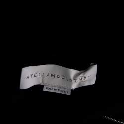 Pre Owned Stella McCartney Black Crepe Zip Detail Long Sleeve Arlesa Blouse L