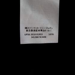 Pre Owned Stella McCartney Black Crepe Zip Detail Long Sleeve Arlesa Blouse L