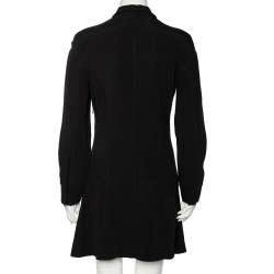 Pre Owned فستان ستيلا مكارنتي كريب أسود واسع أكمام طويلة مقاس صغير (سمول) 