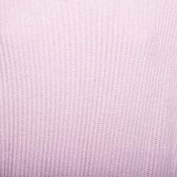 Pre Owned Stella McCartney Lilac Cashmere Knit Tie Detail Asymmetrical Sweater S