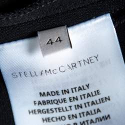 Pre Owned Stella McCartney Black Crepe & Lace Trimmed Skirt M